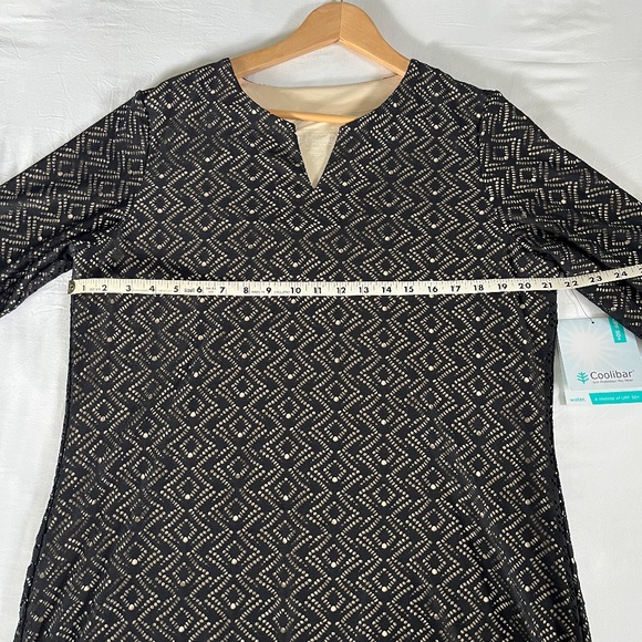 Coolibar Black Tunic Dress Women's Large - Picture 11 of 12